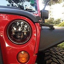 iJDMTOY (2) H4-To-H13 Compatible With Jeep Wrangler JK Anti-Flicker Decoders Fit Any 7-Inch Round LED Headlight Systems