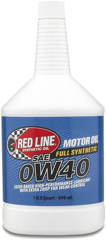 Red Line 11124 0W40 Motor Oil - 12/1 Quart