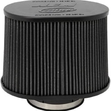AEM 21-2278BF Universal DryFlow Clamp-On Air Filter: Oval Tapered; 5 in (127 mm) Flange ID; 8 in (203 mm) Height; 10 in x 8 in (254 mm x 203 mm) Base; 9.5 in x 6.75 in (241 mm x171 mm) Top