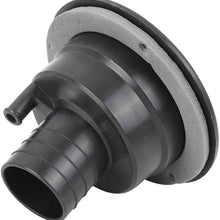 X AUTOHAUX Round Water Linlet Lock with Gravity Fresh Water Fill Hatch Inlet Plastic for Car RV