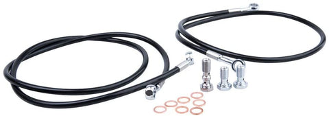 TUSK Front UTV Steel Braided Brake Line - Fits: Polaris RZR XP 1000 2014-2020