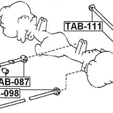 4870260040 - Front Arm Bushing (for Rear Control Arm) For Toyota - Febest