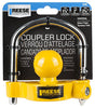 REESE Towpower 72783 Coupler Lock, Adjustable Storage Security, Heavy-Duty Steel