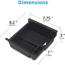 VANJING Center Console Organizer Insert Tray Compatible for 2010 2011 2012 2013 2014 2015 2016 2017 2018 2019 Toyota 4 Runner Accessories with USB Hole Center Armrest Storage Box with A Cleaner Brush