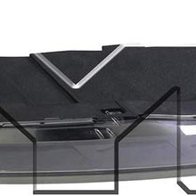 Fits 2015-2017 Hyundai Sonata Pair Driver and Passenger Side Day Time Running Light CAPA Certified With w/Bulbs HY2562100 HY2563100 - Replaces 92207-C1000 92208-C1000 ;LED