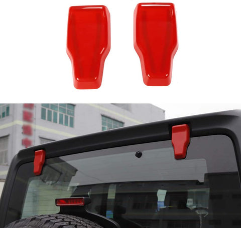 YiXunTen for 2018+ Jeep Wrangler JL Red ABS Car Interior Dashboard Air Conditioner Air Outlet Vent Ring Cover Frame Decor Sticker Decal Trim