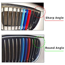 for 1 Serie E81 E82 E87 E88 2004-2011 M Colour Front Grille Grill Cover Insert Trim Clips (12 Grilles Sharp Angle)