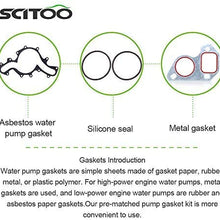 SCITOO Water Pump with Gasket fits for 2005 2010 WPT-801 170-2470 WPTO040 T2470 for Scion tC xB for TOYOTA Camry 2.0L 2.4L