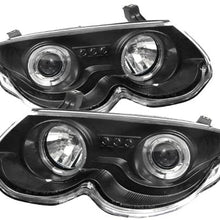 Spyder Auto Chrysler 300M Black Halogen LED Projector Headlight (Black)
