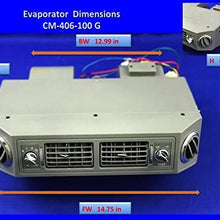 Universal A/C KIT Evaporator 406-1G H/C Heat & Cold Compressor Condenser Hoses W/Electrical Harness