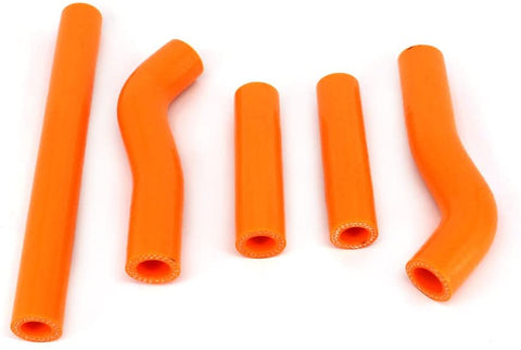 Motorcycle Orange Reinforced Silicone Radiator Coolant Hoses Kit For KTM 250SXF 250 SXF 2006