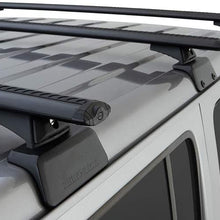 Rhino Rack 2018-2021 Compatible with Jeep Wrangler JL 4dr SUV Hard Top Vortex RCL Black 3 Bar Backbone Roof Rack JB0896