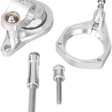 Mallofusa Motorcycle Stabilizer Steering Damper Bracket Mount Holder Kit Compatible for BMW S1000RR 2010 2011 2012 2013 Gold