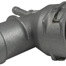 Bapmic 3C0122291 Upper Aluminum Radiator Coolant Pipe Hose Connector for Volkswagen Jetta Beetle CC Eos Passat