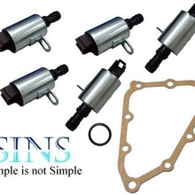 SINS - Accord Crosstour CR-V Element ILX RSX TSX Transmission Shift Solenoid Kit(5pcs/set) with Gasket and O-Ring 28400-PRP-004 28500-PRP-004