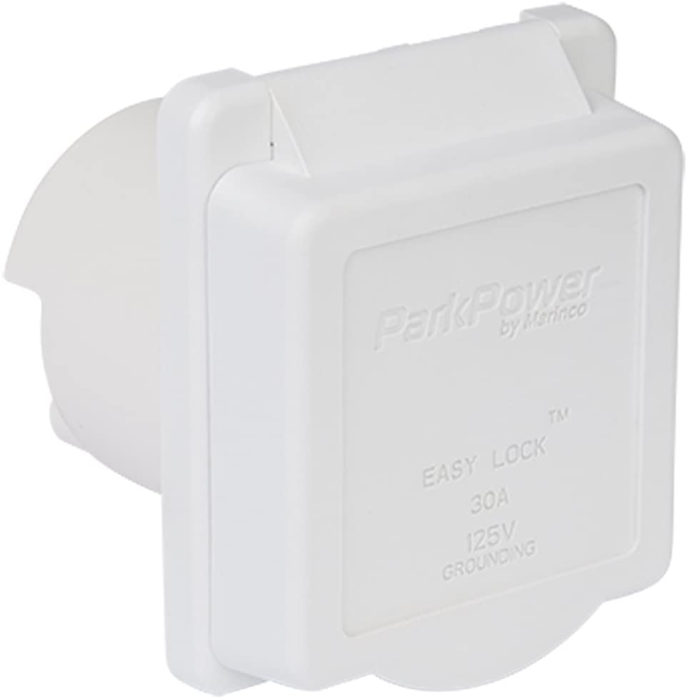 ParkPower 50ARVIW Weekender Power Inlet - 50 Amp, White