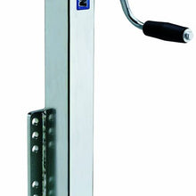 Fulton HD25000101 Bolt-On Trailer Tongue Jack with Drop Leg - 2500 lb. Weight Capacity