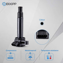 ECCPP Portable Spare Car Ignition Coils Compatible with Lexu-s GS430/ GX470/ LS430/ LX470/ LX570/ SC430 Toyot-a Tundra/ 4runner/ Sequoia/Land Cruiser 1998-2010 Replacement for UF230 UF493(Pack of 8)