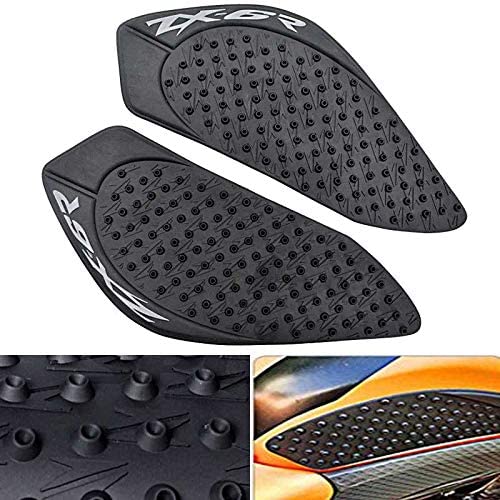 Redcolourful Anti Slip Oil Box Pad Sticker Knee Grip Traction Side Decal for Kawa-saki NIN-JA ZX-6R 09-15 Black for Auto Accessory