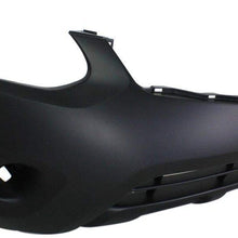 Front Bumper Cover For 2011-2013 Nissan Rogue w/fog lamp holes Primed