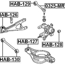 551182S000 - Arm Bushing (for Rear Arm) For Hyundai/Kia - Febest