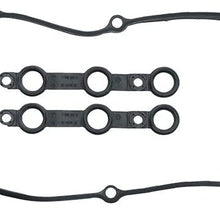 Engine Valve Cover Gasket Set with 15 Grommet Seals For BMW Replace 11120030496