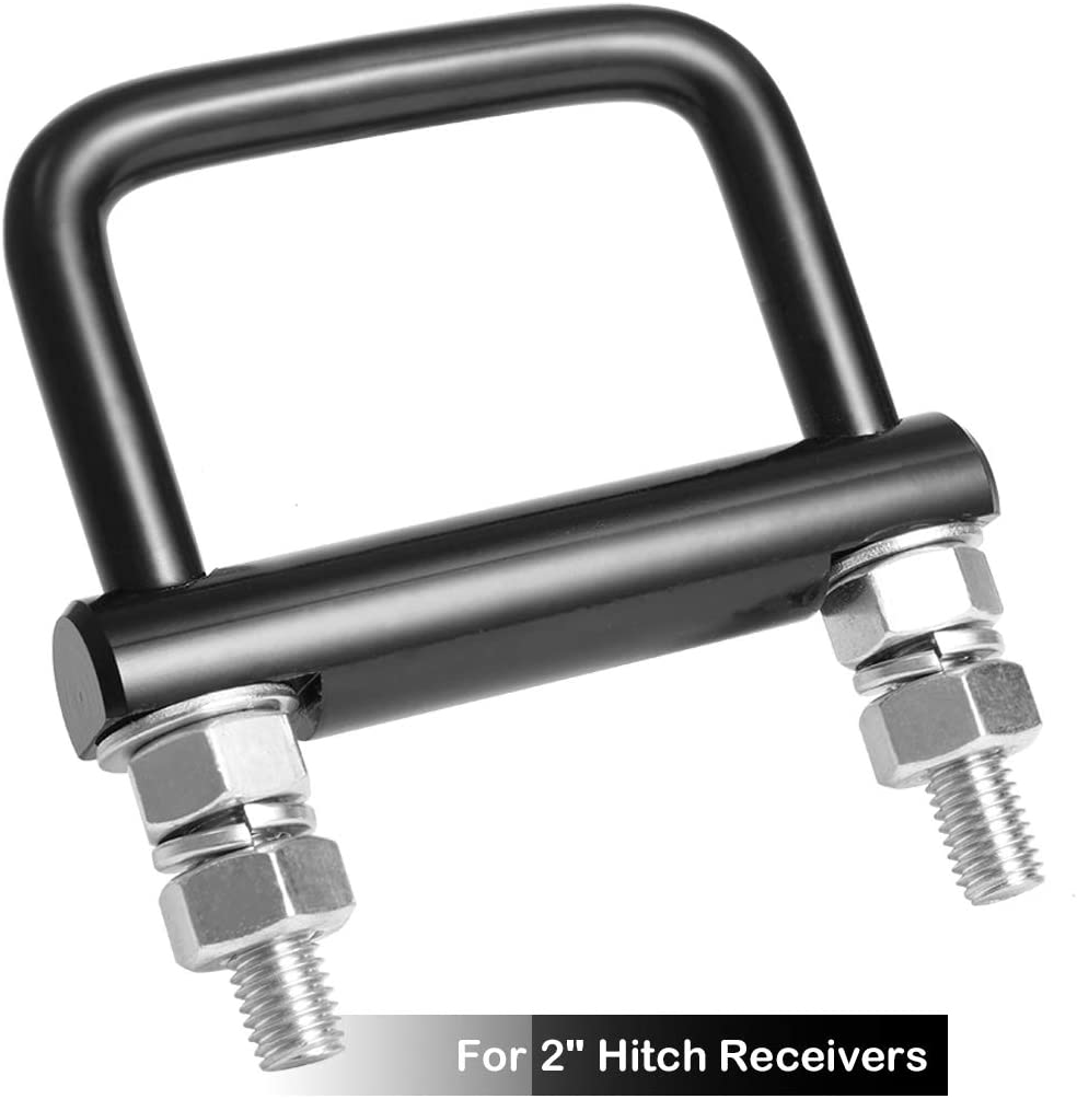 CZC AUTO Hitch Clamp Anti-Rattle Stabilizer Heavy Duty Cross Clamp 2 Inch For Hitches On Trailers of Trucks SUV Vans RV, Hitch Tightener Clamp for Hitch Tray Cargo Carrier Bike Rack Trailer Ball Mount
