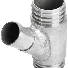OzCoolingParts 13-17 Dodge Ram Cummins Coolant Pipe, Billet Dual Radiator Coolant Y-Pipe For 2013-2017 2014 15 16 Dodge Ram Cummins 6.7L