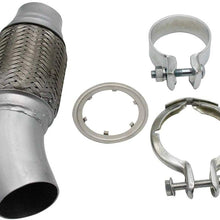 Tickas Flexible Pipe Hosepipe Diesel Particulate Filter DPF with V belt clamp for BMW E81 E82 E87 E88 E90 E91 E93