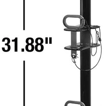 Buyers Products LT18 2 Channel Lockable Trimmer Rack, 2-Position, Black
