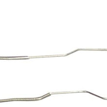 The Right Stuff Detailing FRA6805S '68 Multi Leaf - Rear Axle Brake Lines - Stainless, 2 Pcs.