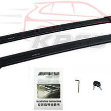 KPGDG Lockable Crossbars Fit for Infiniti QX50 2018 2019 Baggage Roof Rack Rail Cross Bar - Black