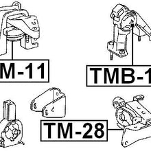 1237121110 - Arm Bushing (for the Rear Engine Mount) For Toyota - Febest