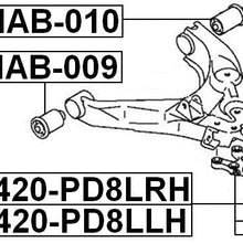 Mr112711 - Rear Arm Bushing (for Lower Control Arm) For Mitsubishi