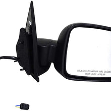 Dorman 955-1392 Passenger Side Power Door Mirror - Folding with Memory for Select Jeep Models, Black