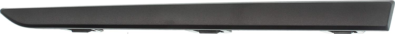 Rear Bumper Molding Compatible with 2017-2018 Honda CR-V Textured Black EX/EX-L/LX Models Passenger Side