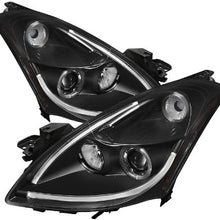 Spyder Auto 444-NA104D-LTDRL-BK Projector Headlight