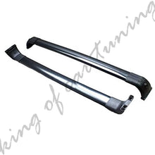 king of car tuning Baggage Luggage Rack Carrier Roof Rack Rail Cross Bars Crossbars Fits for Land Rover Discovery 4 LR4 2010-2016