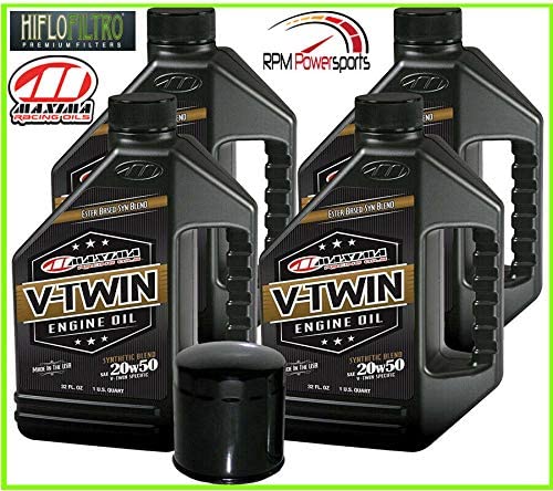 RPM Synthetic Blend Engine Oil Change Kit Harley Davidson Evolution V-Twin HF170B