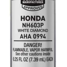 Dupli-Color AHA0994 White Diamond Honda Exact-Match Scratch Fix All-in-1 Touch-Up Paint - 0.5 oz (0.25 oz. paint color and 0.25 oz. of clear)