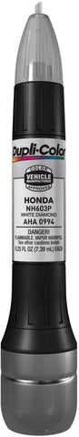 Dupli-Color AHA0994 White Diamond Honda Exact-Match Scratch Fix All-in-1 Touch-Up Paint - 0.5 oz (0.25 oz. paint color and 0.25 oz. of clear)