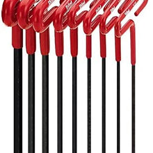 EKLIND 53168 Cushion Grip Hex T-Key allen wrench - 8pc set SAE Inch Sizes 3/32-1/4 (6In shaft)