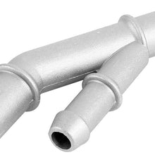 Suuonee Coolant Y-Flange, Cast Aluminum Coolant Pipe Adapter Y-Flange OE: 1J0121087E Fit for Mk4 Golf 1.8T 2000-2005