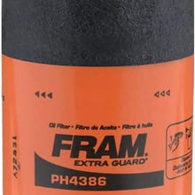 FRAM Ultra Synthetic Automotive Replacement Oil Filter, Designed for Synthetic Oil Changes Lasting up to 20k Miles, XG4386 with SureGrip (Pack of 1)