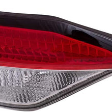 Replacement Driver Tail Light Red and Clear Lid Mounted Lens Compatible with 2020 Corolla Sedan Japan 2020 Corolla Hybrid