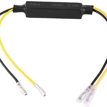 Akozon 21W Motorcycle Turn Signal Indicator Light LED Load Resistor Decoder Fix Error Accessories