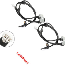 ANGLEWIDE 2 x ABS Wheel Speed Sensors Left+Front Replacement for 2007-2011 Suzuki SX4