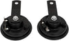 FEIPARTS Motorcycle Electric Horn 12V 105DB High Low Tone Round Horn Speaker with Bracket for Car Motorcycle Truck ATV Bike
