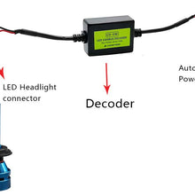 KOOMTOOM H7 Canbus Decoder Resistor Anti flicker Harness Headlight Bulb Warning Error EMC Canceller Decoder For Volkswagen Sagitar Magotan