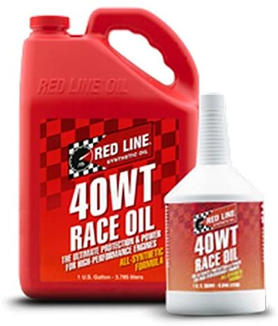 Red Line Oils 10405 40WT Racing Oil, Gallon (4 Pack)